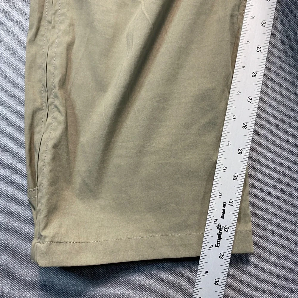 Kuhl Renegade Convertible Stealth Pants Mens 40x32 Khaki Tan ZipOff Hiking Cargo